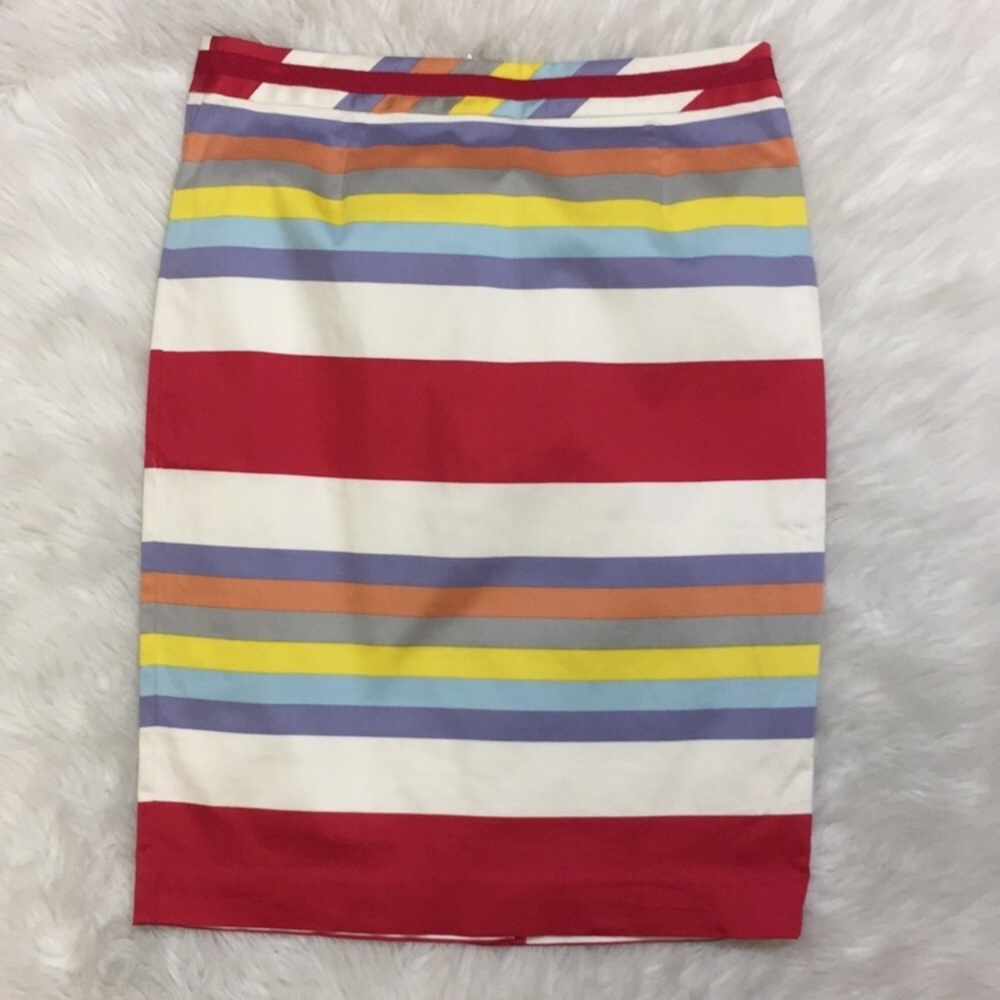 Striped Boden Skirt. Pencil Skirt.